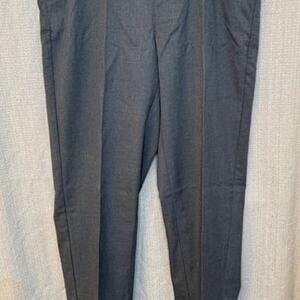 Lands' End NWOT mens grey pants size 35 w/ 35" inseam
